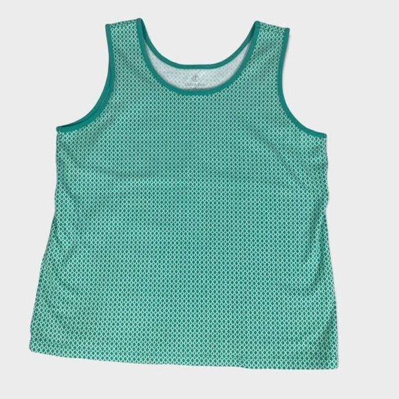 Lands' End Green Tank - Picture 1 of 6